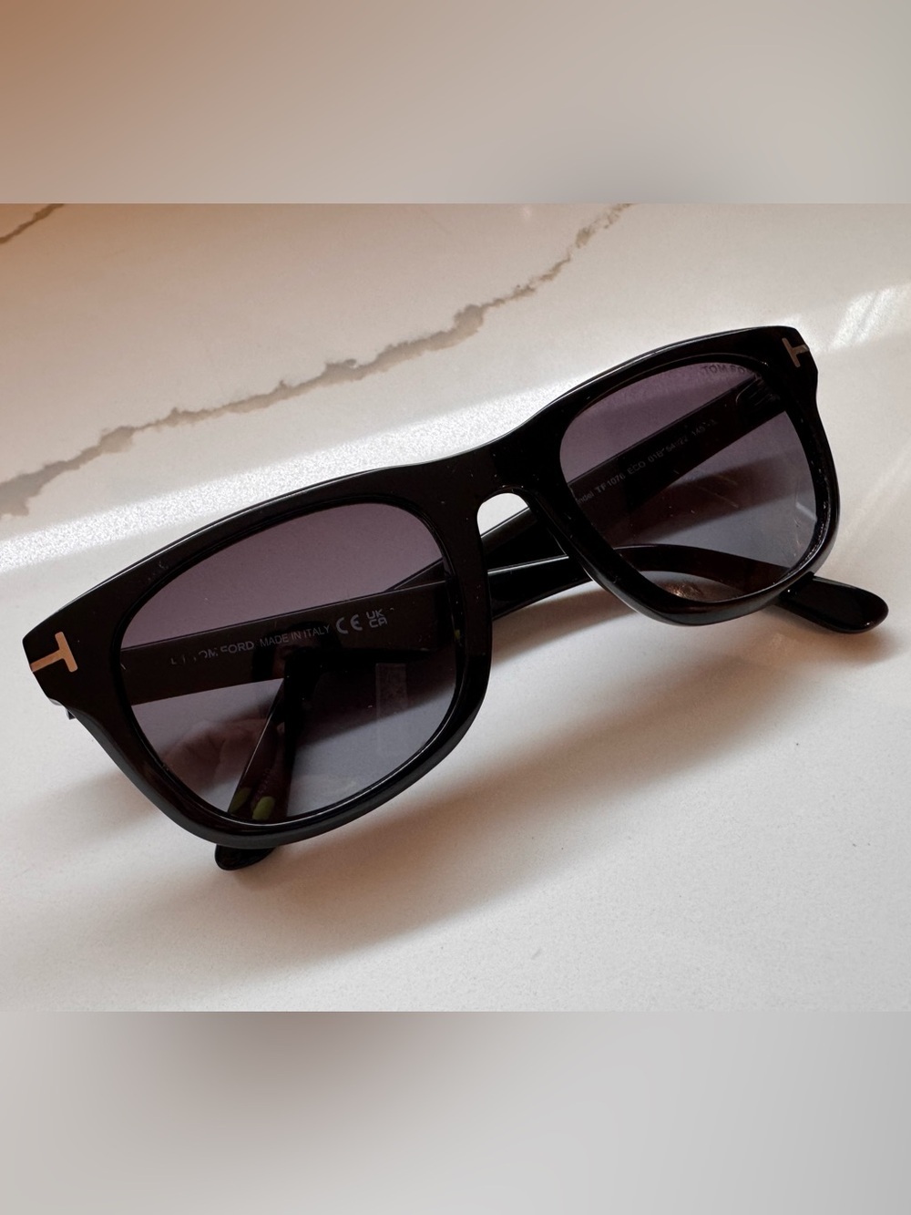 🕶️ Tom Ford Kendel TF1076 Square Sunglasses Black